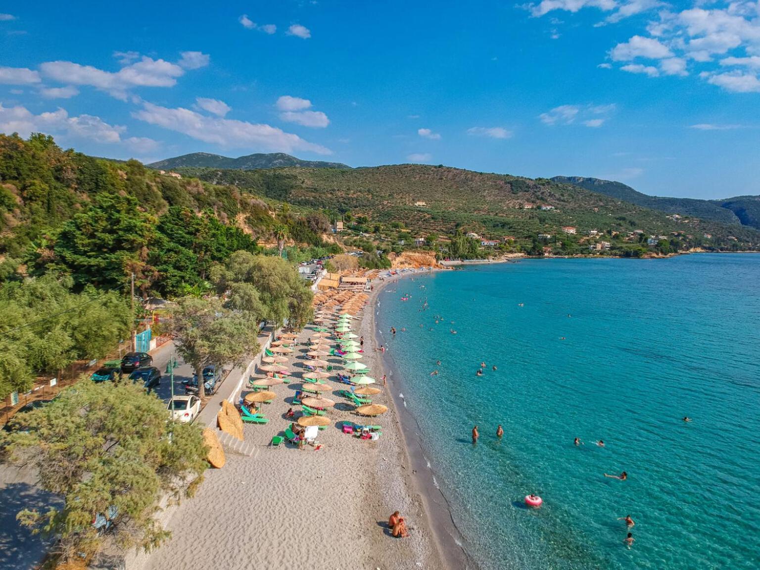 Villa Dafni - Infinite Sea Vistas With Private Pool Каламата Екстер'єр фото